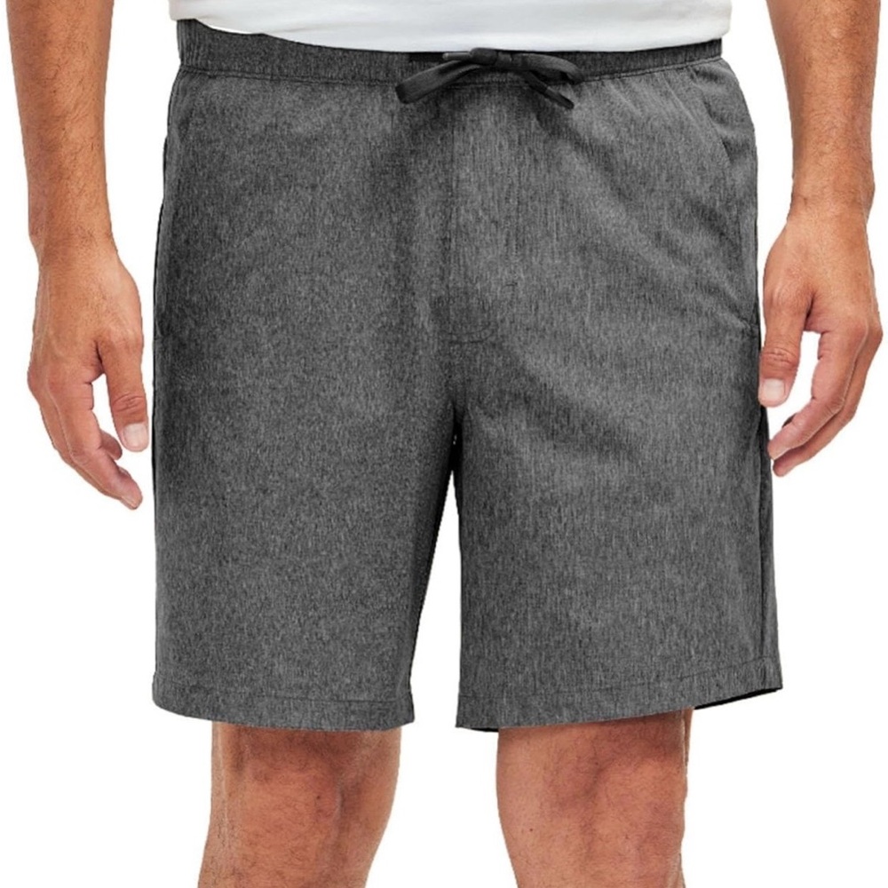 Eddie Bauer Charcoal Flat Front Shorts